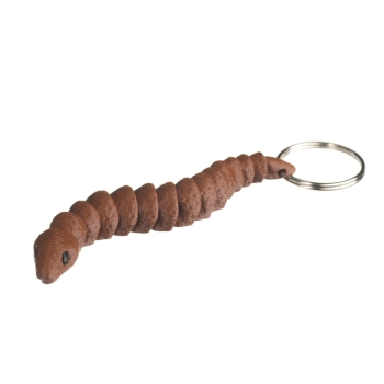 Wąż brązowy - brelok do kluczy